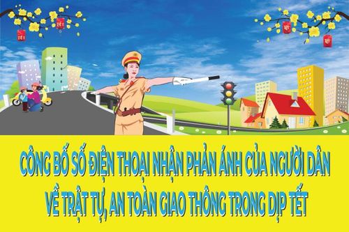 [Infographic] Công bố số điện thoại nhận phản ánh của người dân về trật tự, an toàn giao thông trong dịp Tết