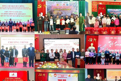 Hội Doanh nhân trẻ tỉnh Phú Thọ trao 2.832 suất quà trị giá gần 1.43 tỷ đồng lan tỏa 'Tết nhân ái 2026'