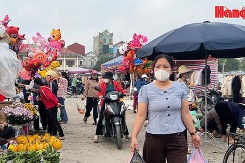 Rộn ràng chợ Tết quê