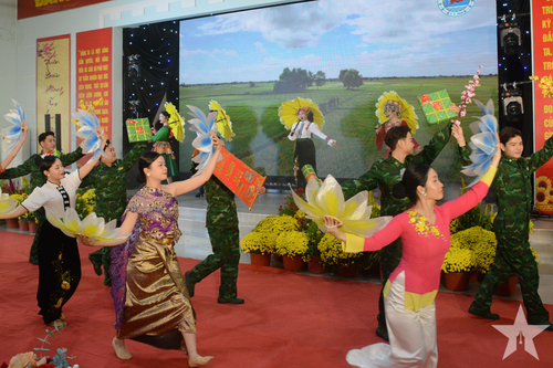 Xuân về trên chốt biên giới Tây Ninh