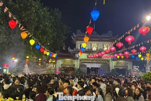 Đà Nẵng: Biển người về thiền viện hái lộc sau giao thừa
