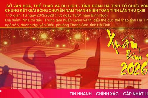 Nhiều giải đấu thể thao hấp dẫn đầu Xuân Bính Ngọ ở Hà Tĩnh