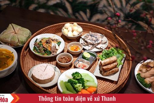 Mâm cỗ ngày Tết