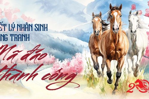 Triết lý nhân sinh trong tranh 'Mã đáo thành công'