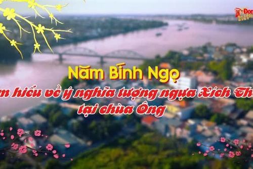 Năm Bính Ngọ, tìm hiểu về ý nghĩa tượng ngựa Xích Thố tại chùa Ông