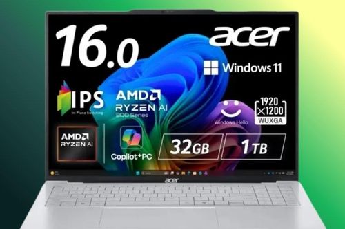 Acer trình làng Swift Air 16: Laptop 16 inch nhẹ kỷ lục 990 gram trang bị chip Ryzen AI