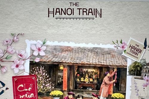 Đoàn tàu Hà Nội 5 Cửa ô 'Chở mùa xuân về'