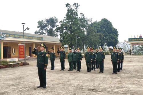 Thiêng liêng Lễ chào cờ đầu năm mới tại các đồn Biên phòng nơi phên dậu Tổ quốc