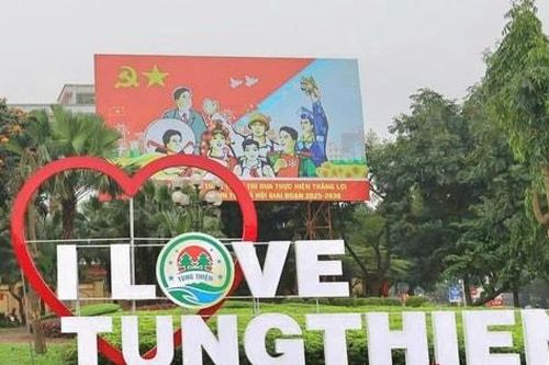 Sắc xuân rực rỡ ở Tùng Thiện ngày Tết