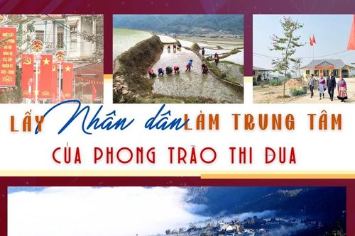 Lấy người dân làm trung tâm của phong trào thi đua