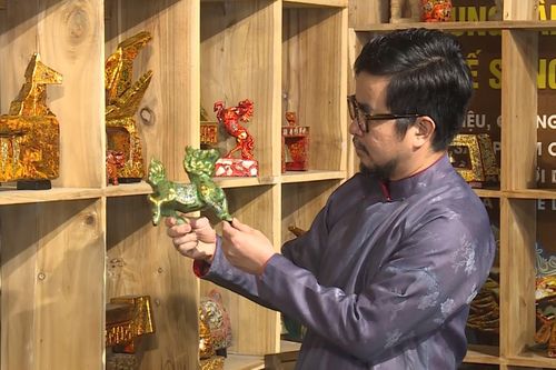 Hình tượng ngựa trong sơn mài truyền thống Đường Lâm