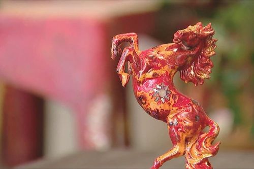Bộ sưu tập ngựa sơn mài đón năm Bính Ngọ