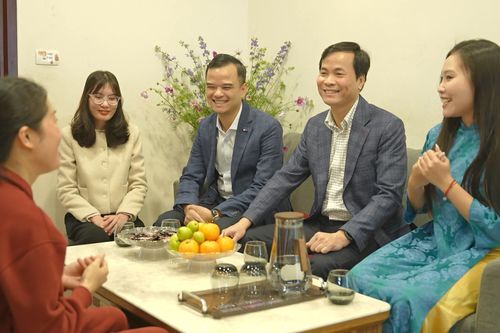 Mùa xuân tại khu nhà ở xã hội Viglacera