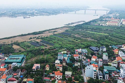 Cận cảnh 2 vị trí dự kiến xây hầm đường bộ qua sông Hồng