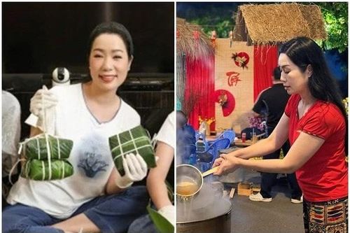 Thông lệ gói bánh chưng của gia đình NSND Trịnh Kim Chi vào dịp Tết