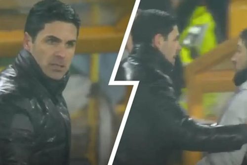 Arsenal đánh rơi chiến thắng phút 94: Arteta vất vả ngăn trợ lý gây hấn với trọng tài
