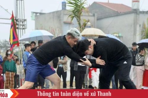Hoằng Châu: Rộn ràng hội vật truyền thống và các trò chơi dân gian đầu xuân