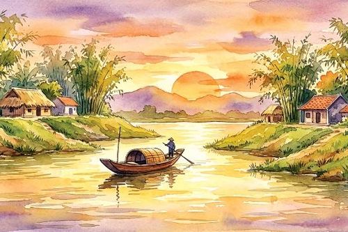 Sông xưa bến mới
