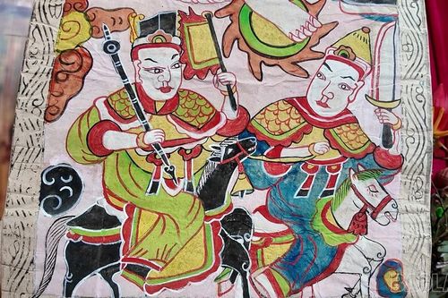 Ngựa thiêng trong tranh thờ người Dao