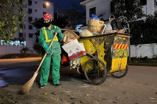 Để có những tuyến phố sạch đẹp trong ngày Tết