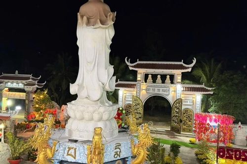 Nét đẹp mộc mạc ngày xuân tại chùa Long Bửu (tỉnh Trà Vinh)