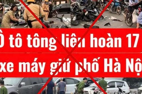 Công an Hà Nội xác minh tài khoản đăng lại tai nạn cũ gây hiểu lầm ngày Tết