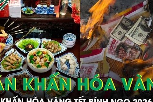 Văn khấn hóa vàng tết Bính Ngọ 2026 đầy đủ và chuẩn nhất theo phong tục cổ truyền