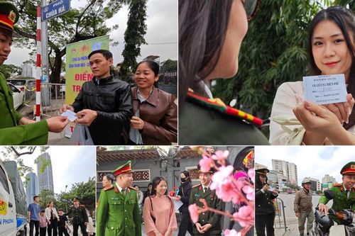 Đến Chùa Hà du Xuân: Cứ an tâm lễ Phật, an ninh, an toàn, xe cộ đã có Công an lo!