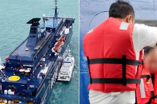 Cháy tàu du lịch chở hàng trăm hành khách ở ngoài khơi Singapore