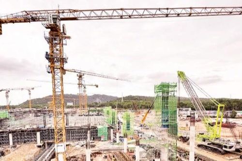 Thi công xuyên Tết dự án mở rộng sân bay Phú Quốc