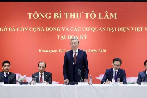Tổng Bí thư Tô Lâm gặp gỡ bà con cộng đồng và các cơ quan đại diện Việt Nam tại Hoa Kỳ