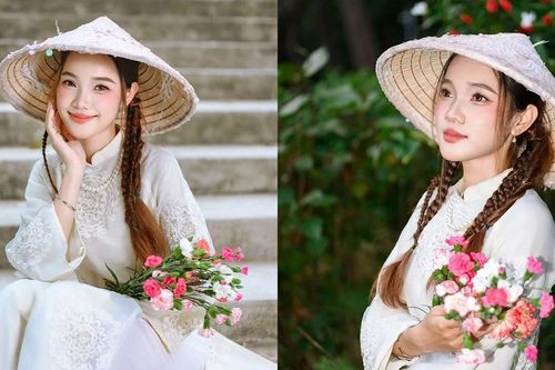 Nữ sinh HUFLIT lan tỏa tình yêu áo dài trong Tết Bính Ngọ