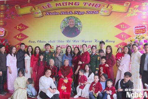 Mừng thọ - Nét đẹp văn hóa đầu Xuân