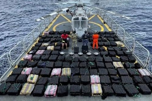 Mexico thu giữ hơn 4 tấn cocaine trên Thái Bình Dương
