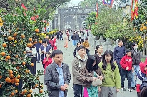 Côn Sơn - Kiếp Bạc đón hơn 16,5 vạn lượt khách những ngày đầu năm mới