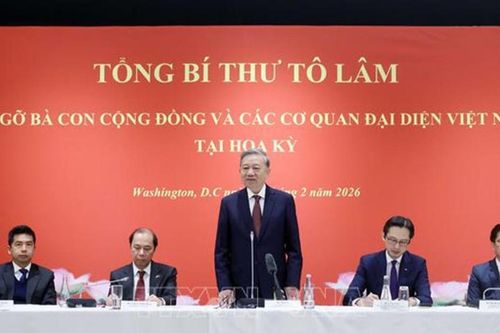 Tổng Bí thư Tô Lâm gặp gỡ cộng đồng người Việt Nam tại Hoa Kỳ