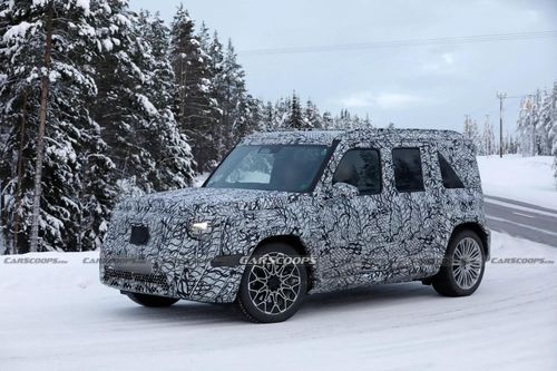 Lộ ảnh chạy thử của 'tiểu G-Class' - là xe điện, có thể thêm bản xăng