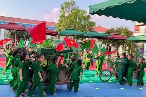 Trường Mầm non Nga Thái nâng cao chất lượng chăm sóc, nuôi dưỡng và giáo dục
