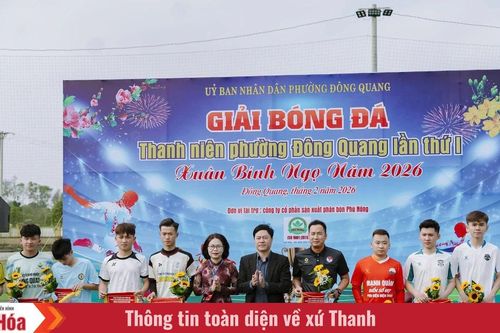 Khởi tranh giải bóng đá Thanh niên phường Đông Quang lần thứ I, năm 2026