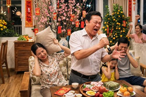 Hàng xóm hát karaoke xuyên Tết: Cuộc 'tra tấn' thính giác không hồi kết