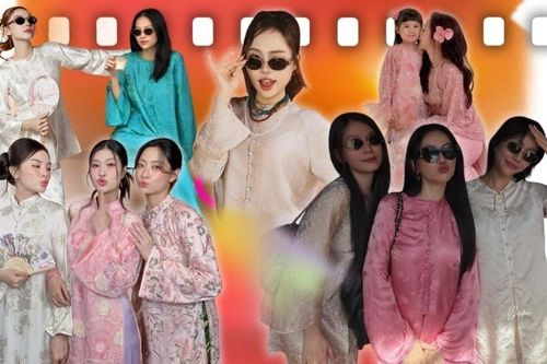 Áo dài kim sa, áo bà ba 'thắng thế' trong tủ đồ mỹ nhân Việt dịp Tết Bính Ngọ