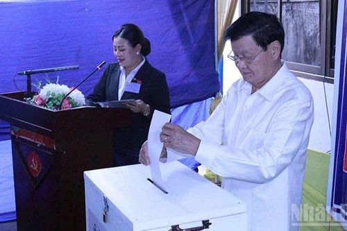 Lào tiến hành bầu cử Quốc hội khóa X và Hội đồng nhân dân cấp tỉnh khóa V
