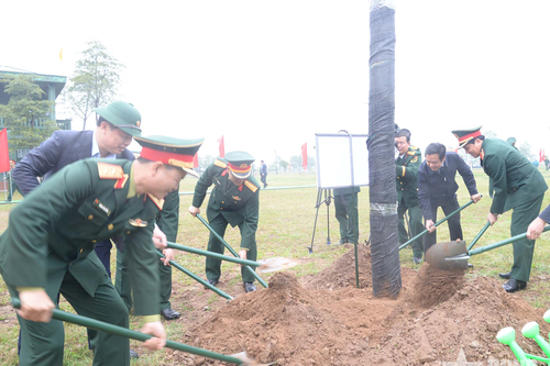 Quân khu 3 và tỉnh Hưng Yên phát động 'Tết trồng cây đời đời nhớ ơn Bác Hồ' năm 2026