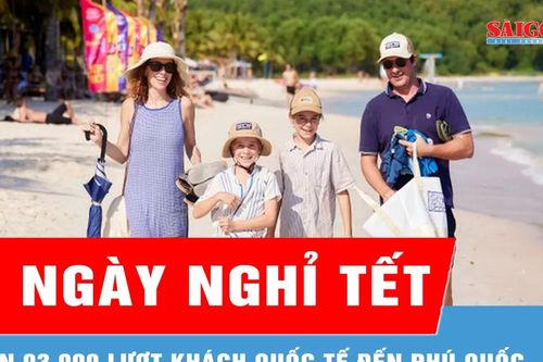 Gần 93.000 lượt khách quốc tế đến Phú Quốc trong 9 ngày nghỉ tết