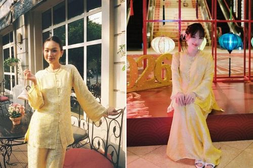 Hot girl Việt lăng xê mốt áo bà ba cho Tết 2026 nổi bật
