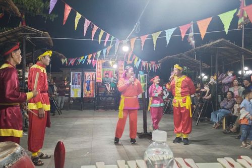 Rộn ràng Hội đánh Bài chòi dân gian mừng Xuân ở Gia Lai