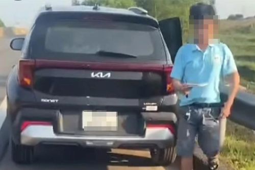 Tài xế dừng xe trên cao tốc 'giải quyết nỗi buồn' có thể bị phạt 13 triệu đồng