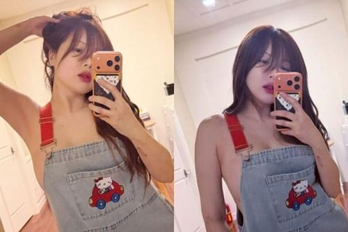 HyunA gây chú ý với ảnh selfie táo bạo giữa đêm