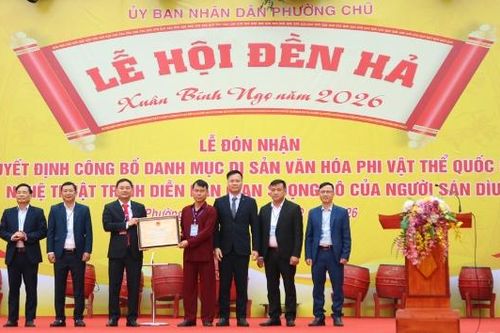 Lễ hội đền Hả và đón nhận Quyết định Công bố Nghệ thuật trình diễn dân gian Soọng cô là Di sản văn hóa phi vật thể quốc gia