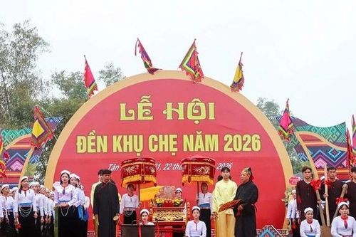 Xã Tân Lạc tổ chức lễ hội đền Khụ Chẹ và đón nhận Di sản văn hóa phi vật thể quốc gia